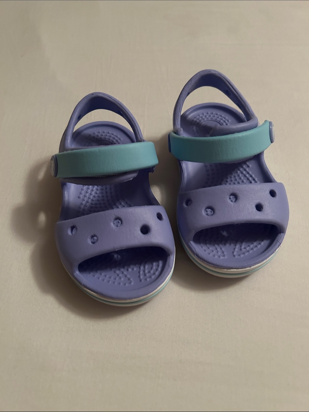Kids Crocs Lavender & Mint